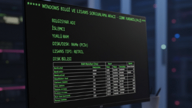 Windows Bilgi ve Lisans Sorgulama Aracı